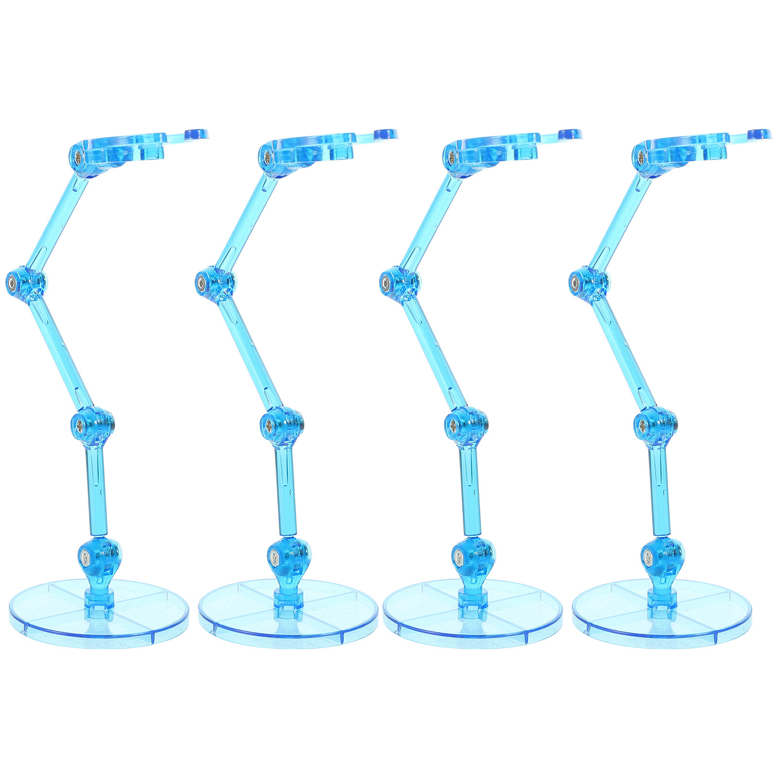 Action Figure Stand - 4Pcs Premium Plastic Figure Display Holder