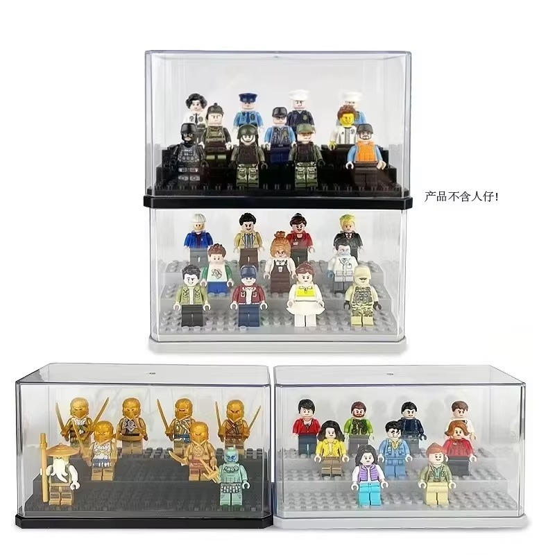 Acrylic mini doll display box, - đánh giá và giá Building Block Mini